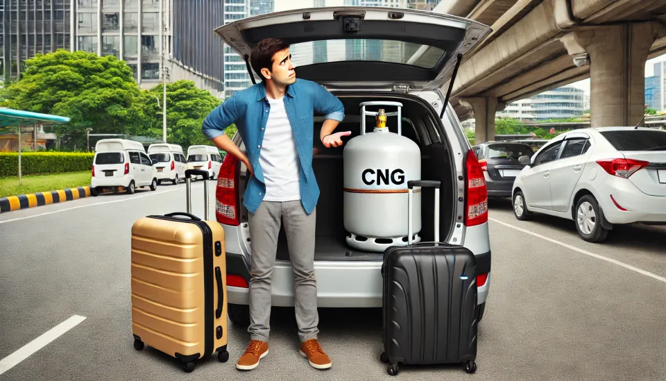 The Challenge of Limited Luggage Space in CNG Cabs: A Traveler’s Dilemma